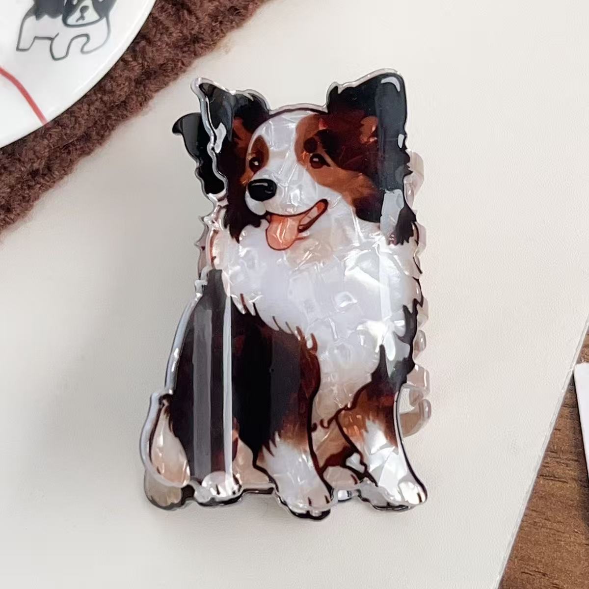 PAWSOME PETS NEW YORK Hand-painted PETS Claw Hair Clip | Eco-Friendly