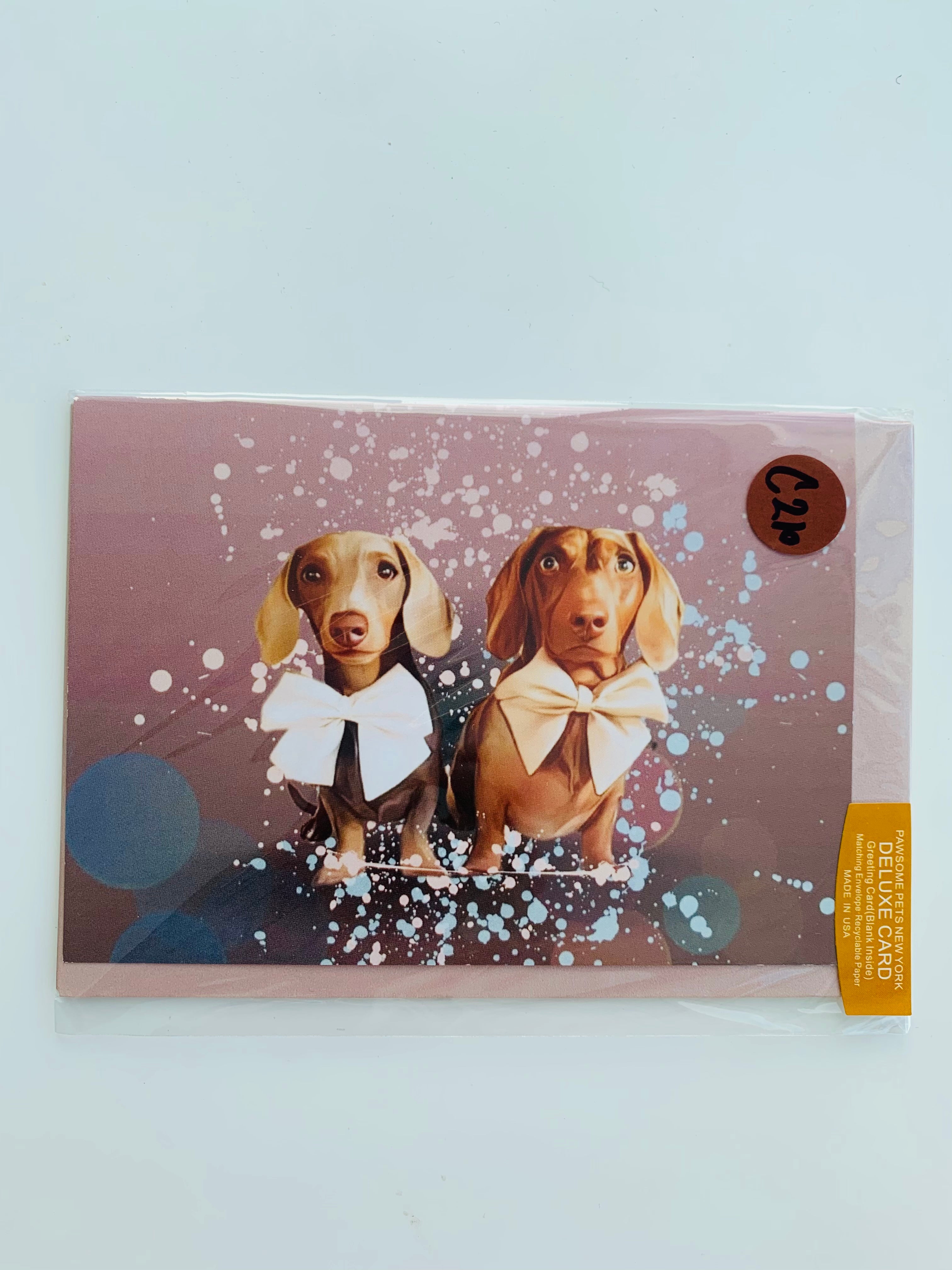 PETS GREETING CARD - #189