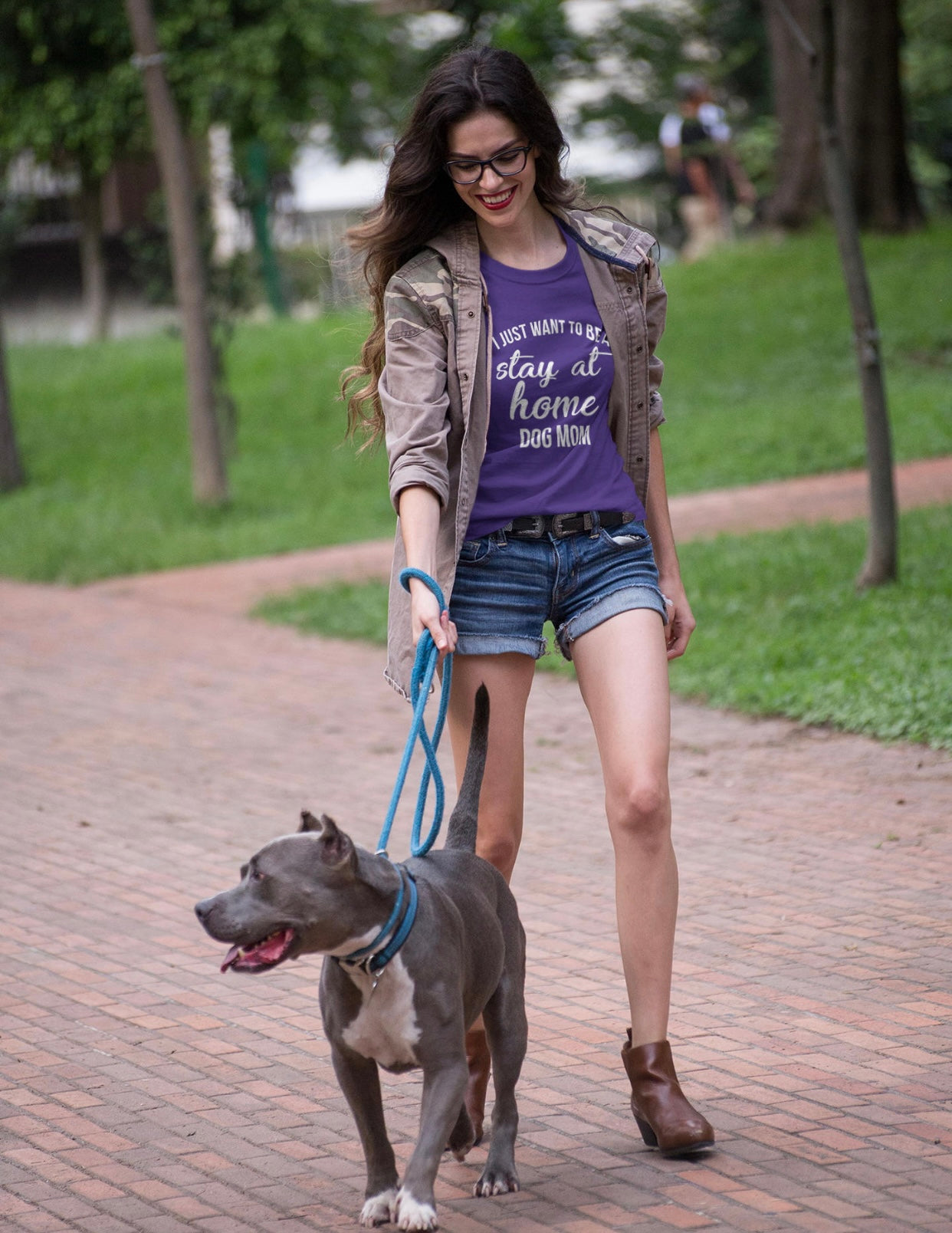 I Just Want To Be A Stay At Home Dog Mom-Dog Mama T shirt Gift For Dogs Lover Dog Mom Shirt -Dogs Mom Sweater - Dog Mom Gift -Dog Lover