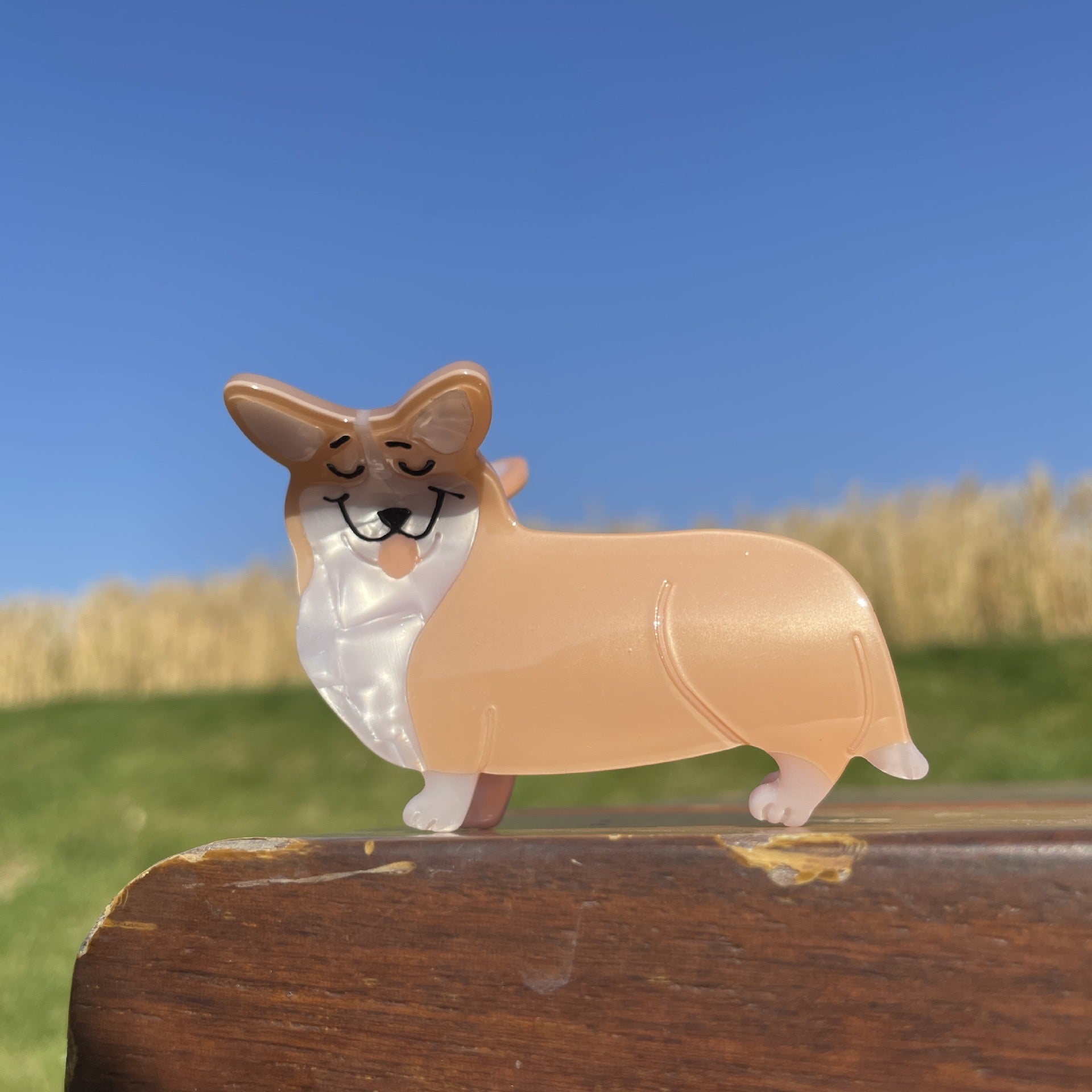 PAWSOME PETS NEW YORK Hand-painted Dog Breed Claw Hair Clip #2 | Eco-Friendly