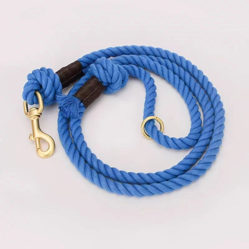 Dog Rope Leash - Sapphire Blue