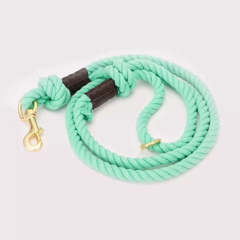 Dog Rope Leash - Teal