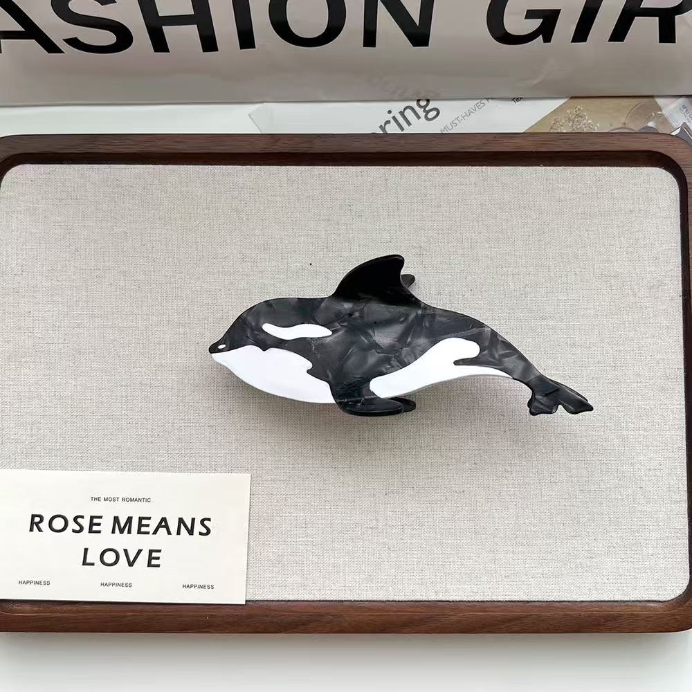 PAWSOME PETS NEW YORK Hand-painted OCEAN Claw Hair Clip | Eco-Friendly