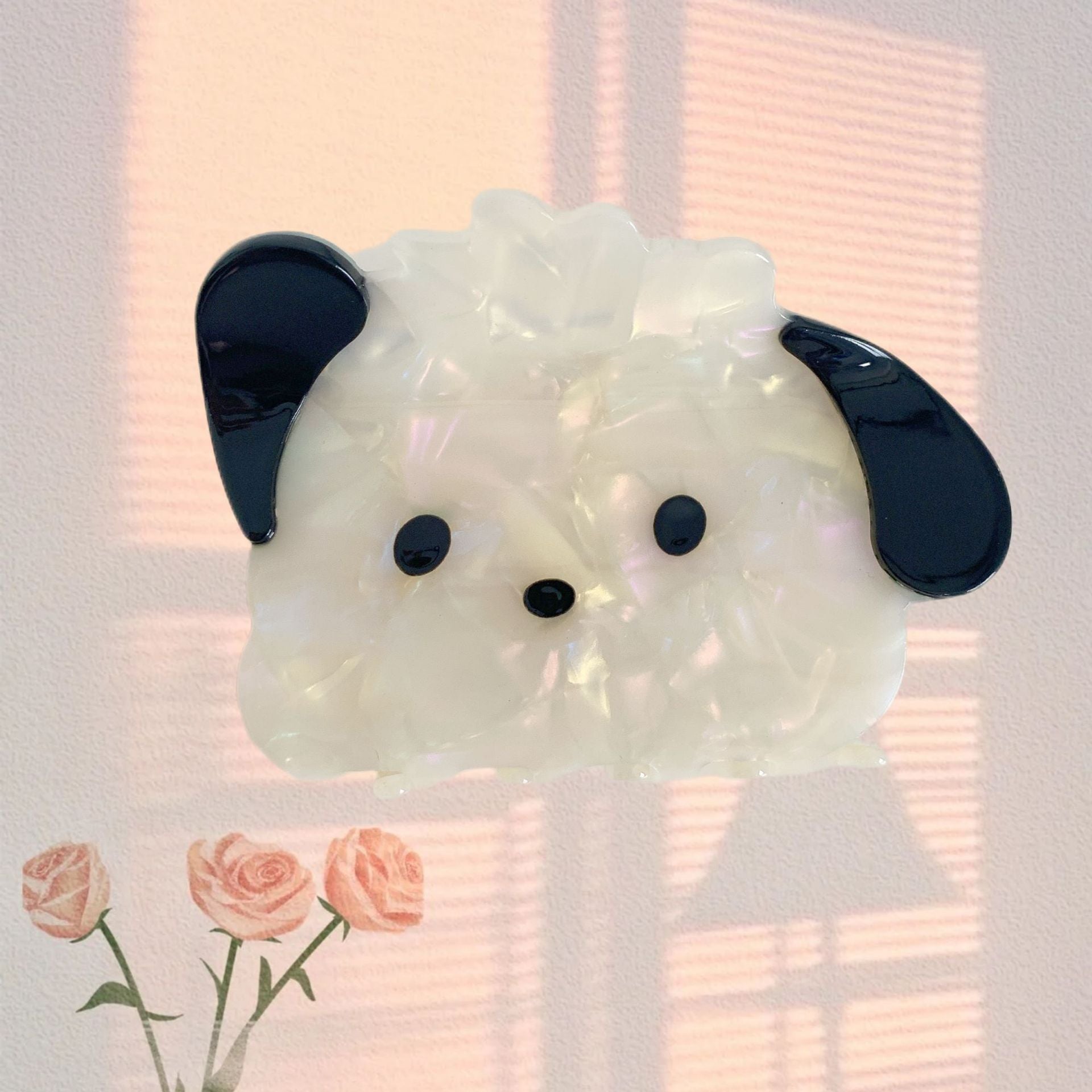 PAWSOME PETS NEW YORK Hand-painted Dog Breed Claw Hair Clip #31 | Eco-Friendly