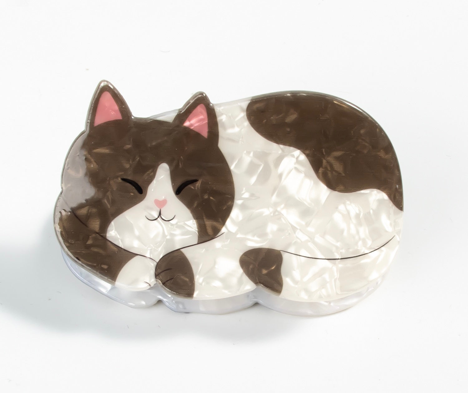 PAWSOME PETS NEW YORK Hand-painted Cat Large Claw Hair Clip #5 | Eco-Friendly