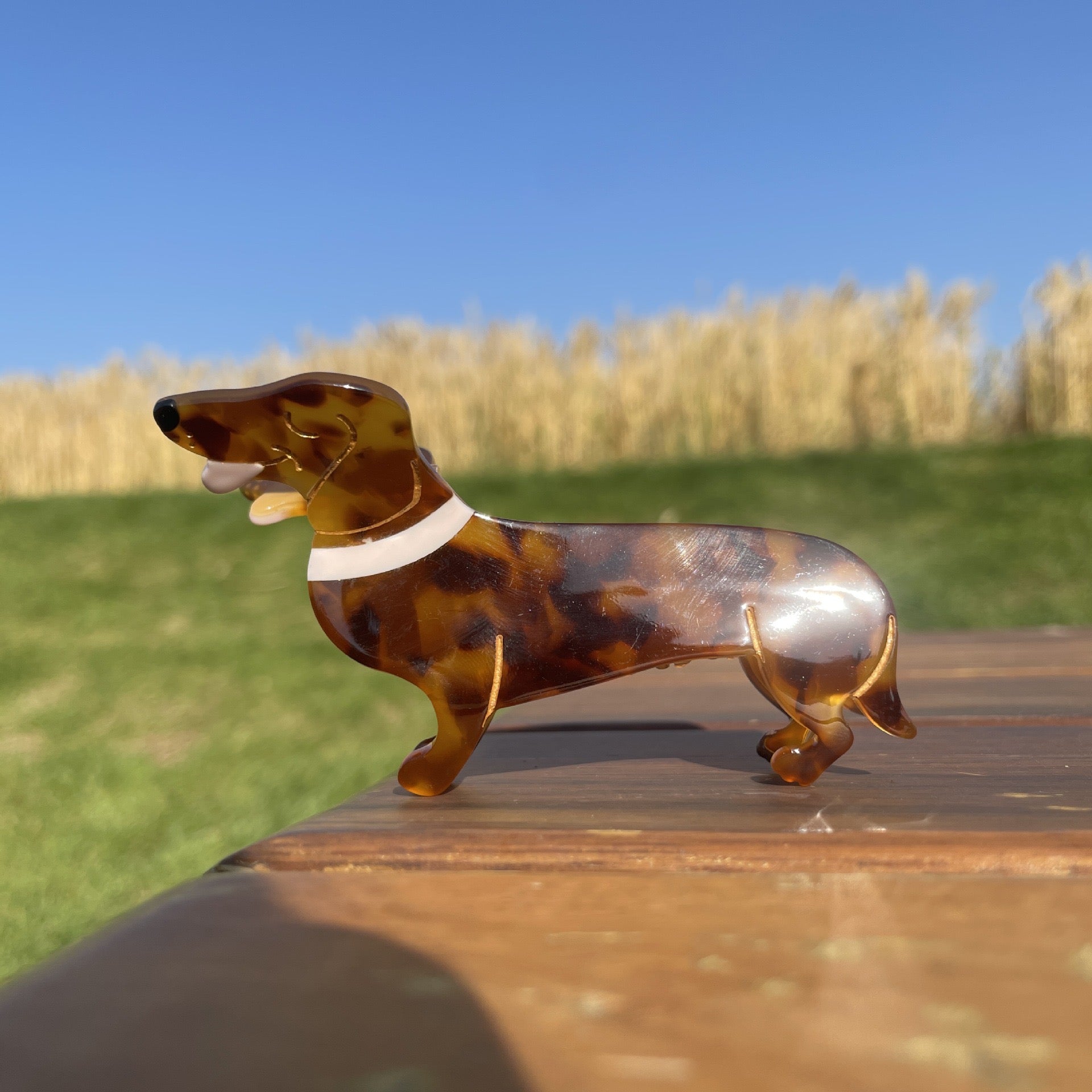 PAWSOME PETS NEW YORK Hand-painted Dog Breed Claw Hair Clip #1 | Eco-Friendly