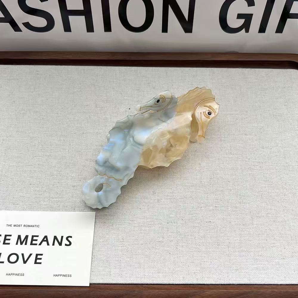 PAWSOME PETS NEW YORK Hand-painted OCEAN Claw Hair Clip | Eco-Friendly