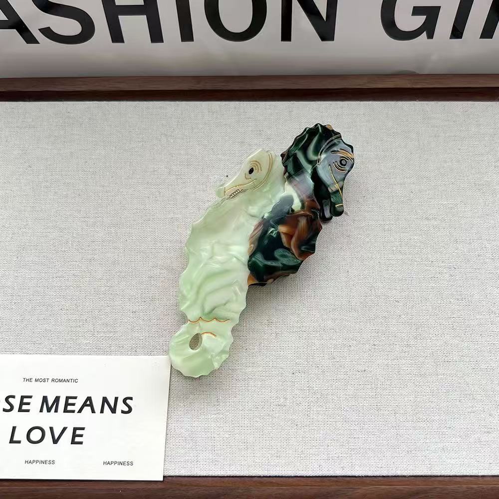 PAWSOME PETS NEW YORK Hand-painted OCEAN Claw Hair Clip | Eco-Friendly