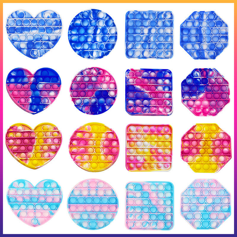 Jumbo Push Pop Fidget Sensory Toy-Marble collection