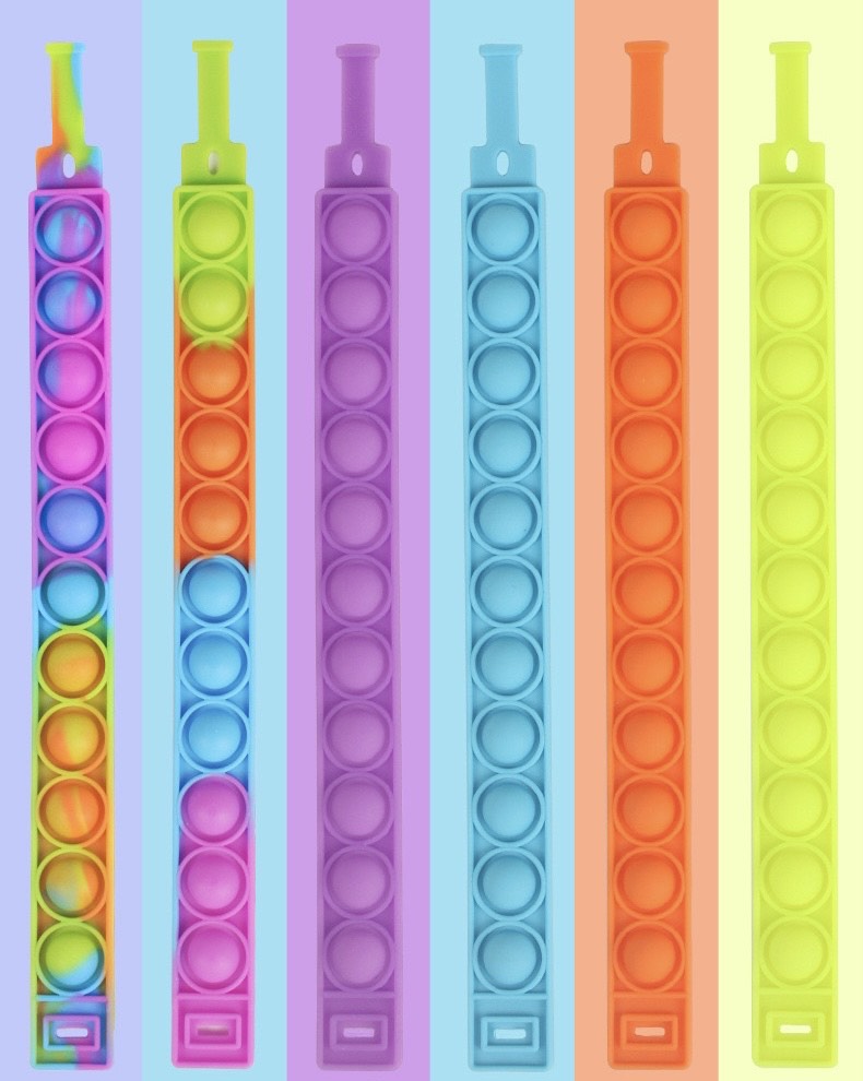 Jumbo Push Pop Fidget Sensory -Bracelet collection
