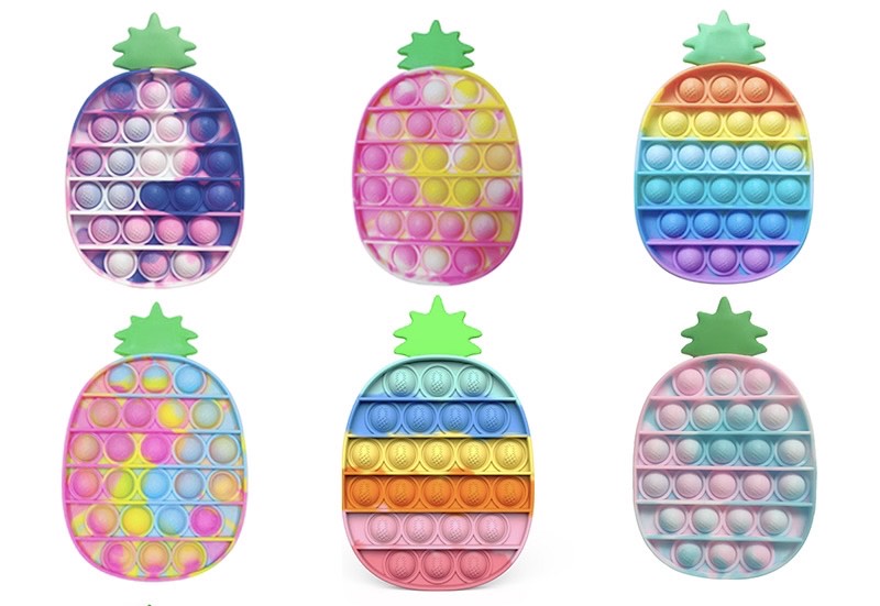 Jumbo Push Pop Fidget Sensory Toy-Pineapple Collection