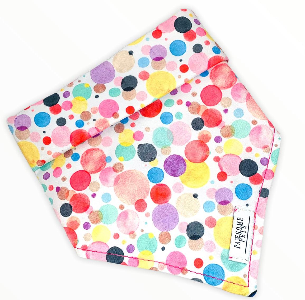 BANDANA - RAINBOW BUBBLE - Pawsomepetsnewyork