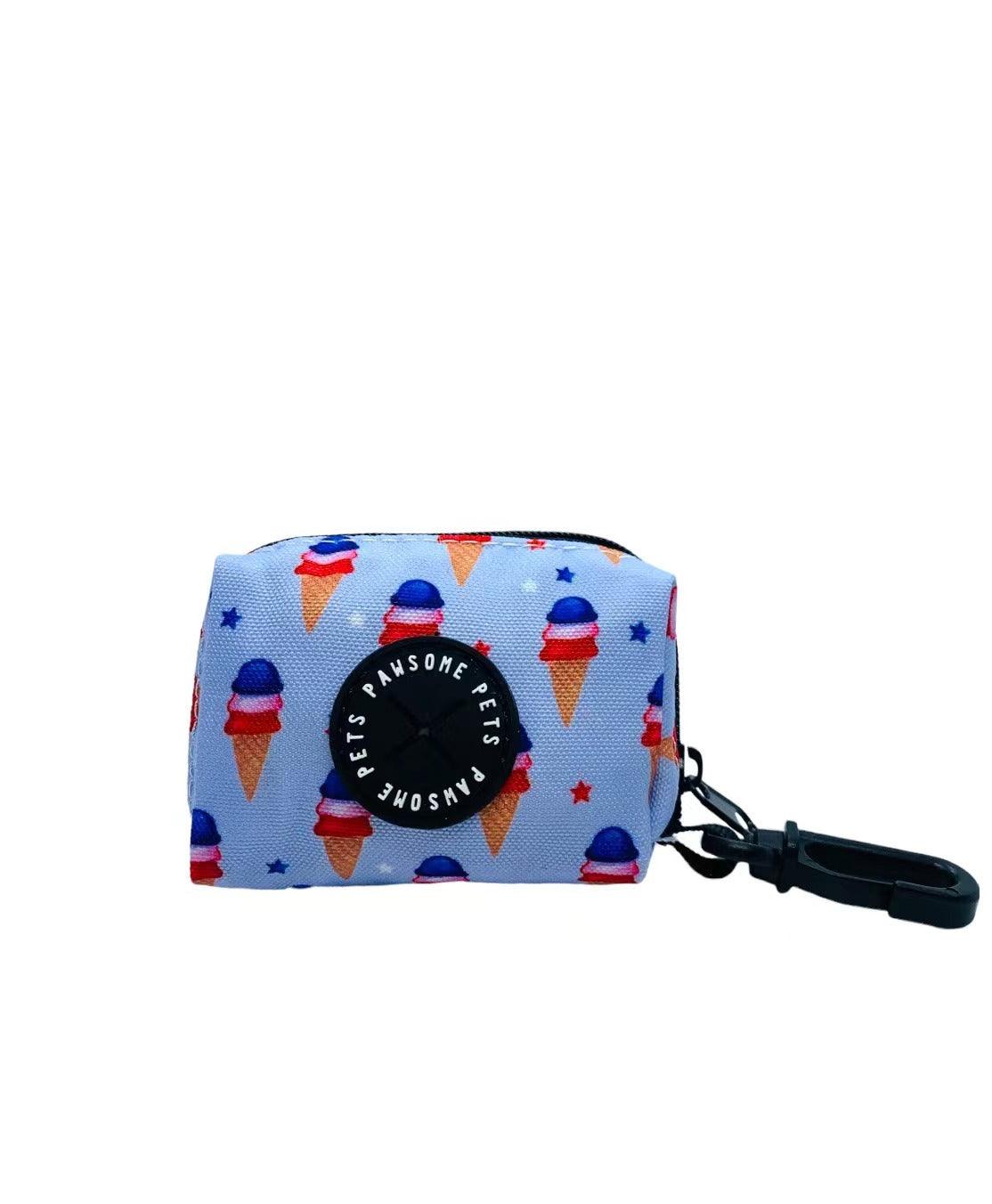 WASTE BAG HOLDER-USA ICE CREAM - Pawsomepetsnewyork