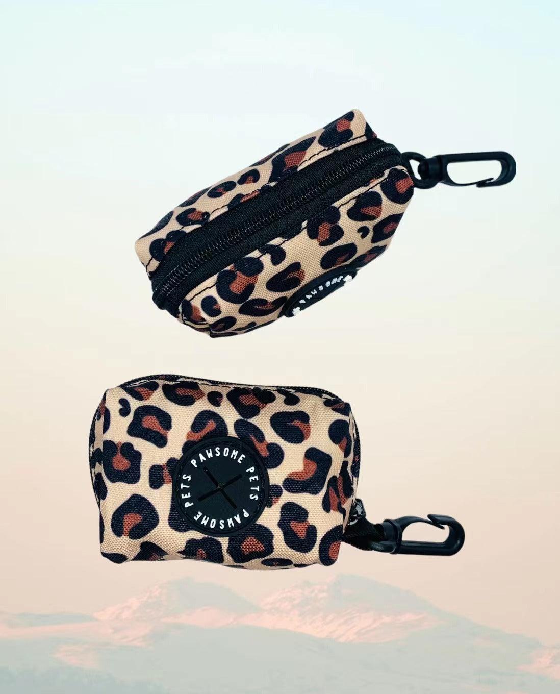 WASTE BAG HOLDER-LEOPARD - Pawsomepetsnewyork