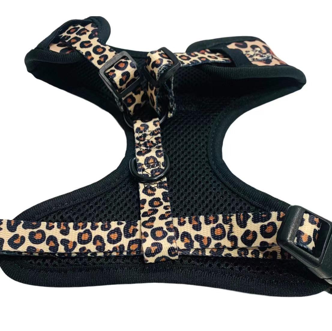 ADJUSTABLE HARNESS - LEOPARD - Pawsomepetsnewyork