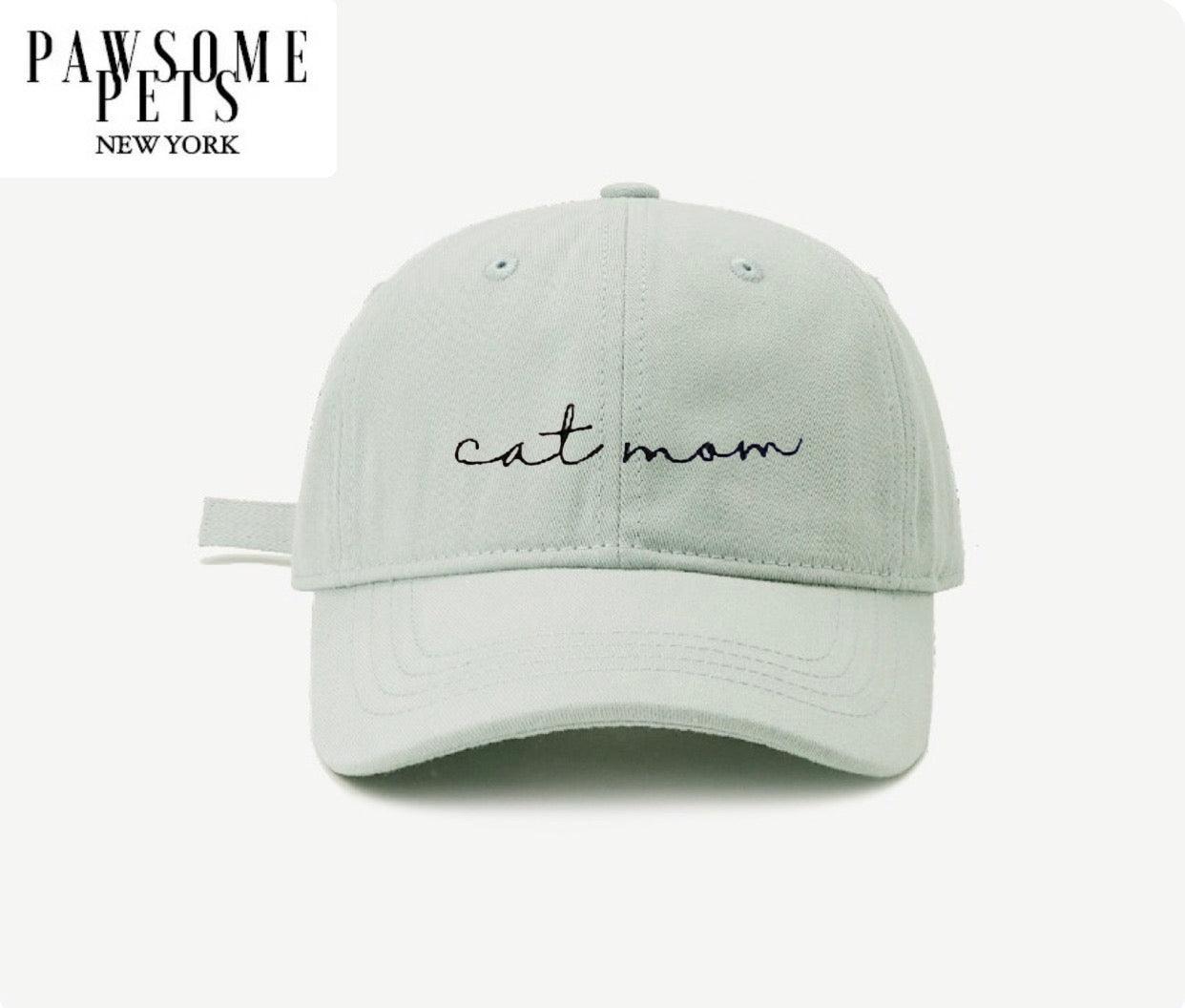 CAT MOM HAT - MINT GREEN - Pawsomepetsnewyork