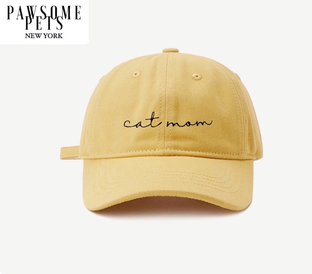 CAT MOM HAT - YELLOW - Pawsomepetsnewyork