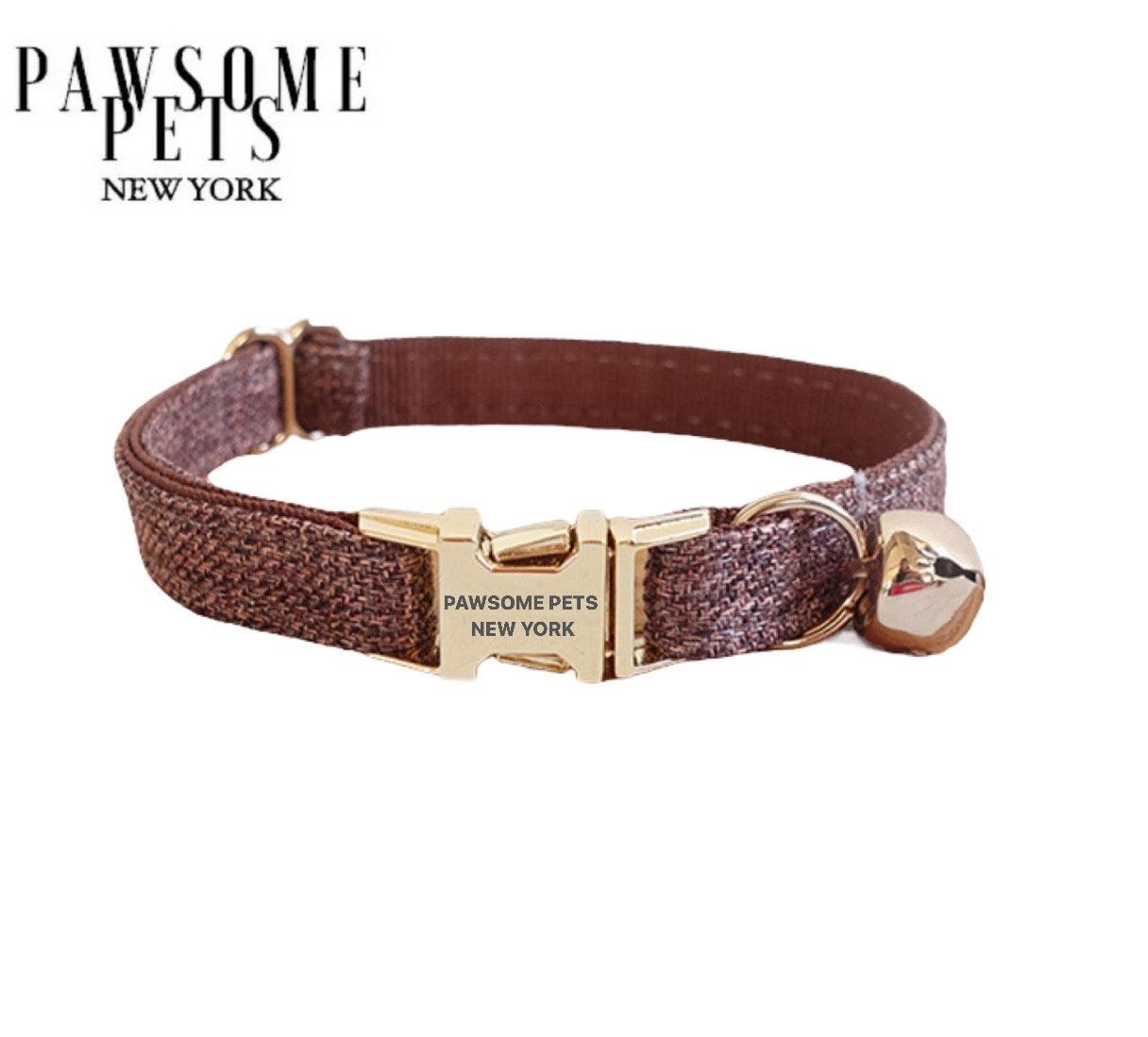 DOG & CAT COLLAR - RUSTIC - Pawsomepetsnewyork