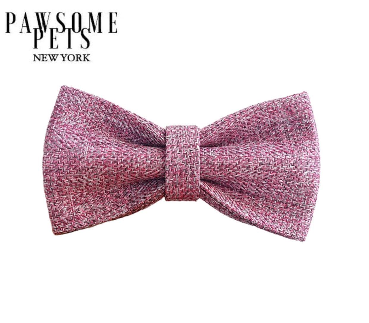 BOWTIE - ROSE PINK - Pawsomepetsnewyork