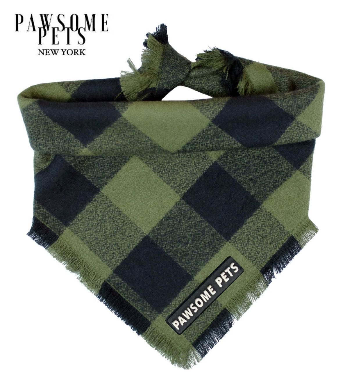 BANDANA - EVERGREEN - Pawsomepetsnewyork