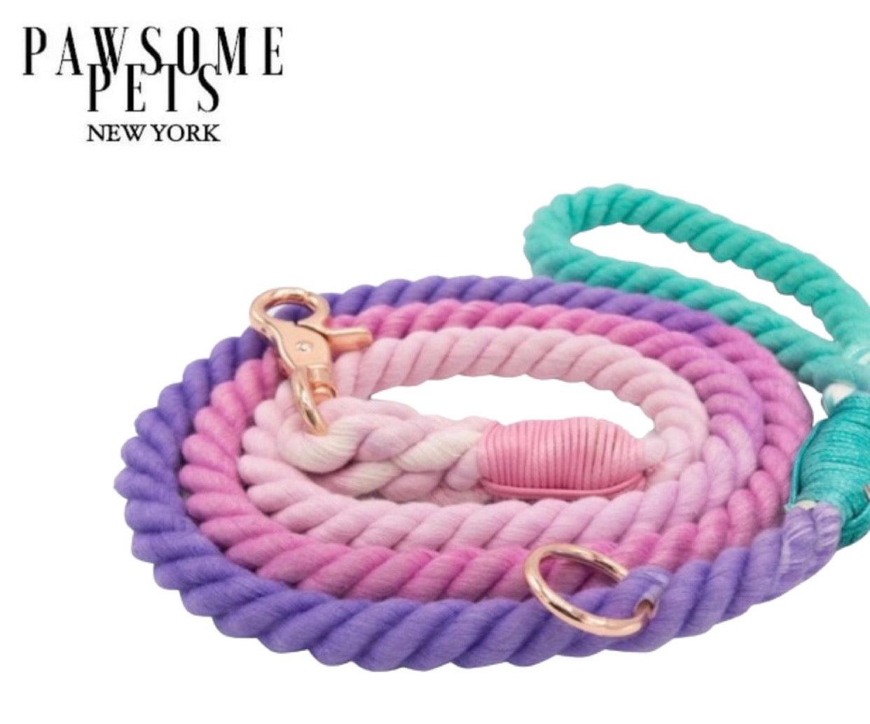 ROPE LEASH - MYSTICAL FAIRYTALE - Pawsomepetsnewyork
