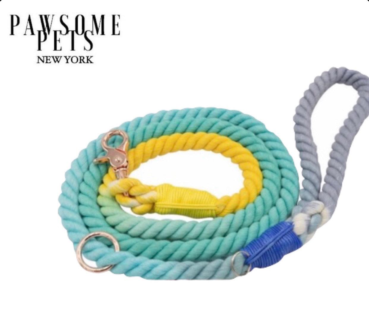 ROPE LEASH - BUBBLES - Pawsomepetsnewyork
