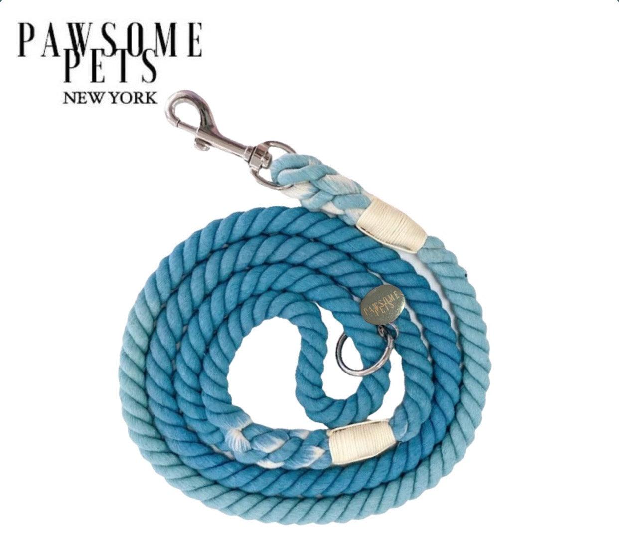 ROPE LEASH - COBALT BLUE KING - Pawsomepetsnewyork