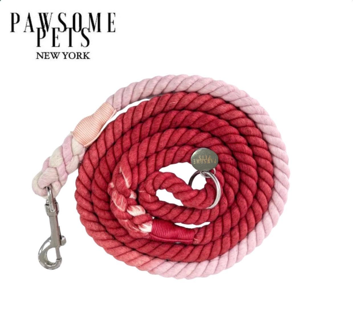 ROPE LEASH -  MUCH LOVE - Pawsomepetsnewyork