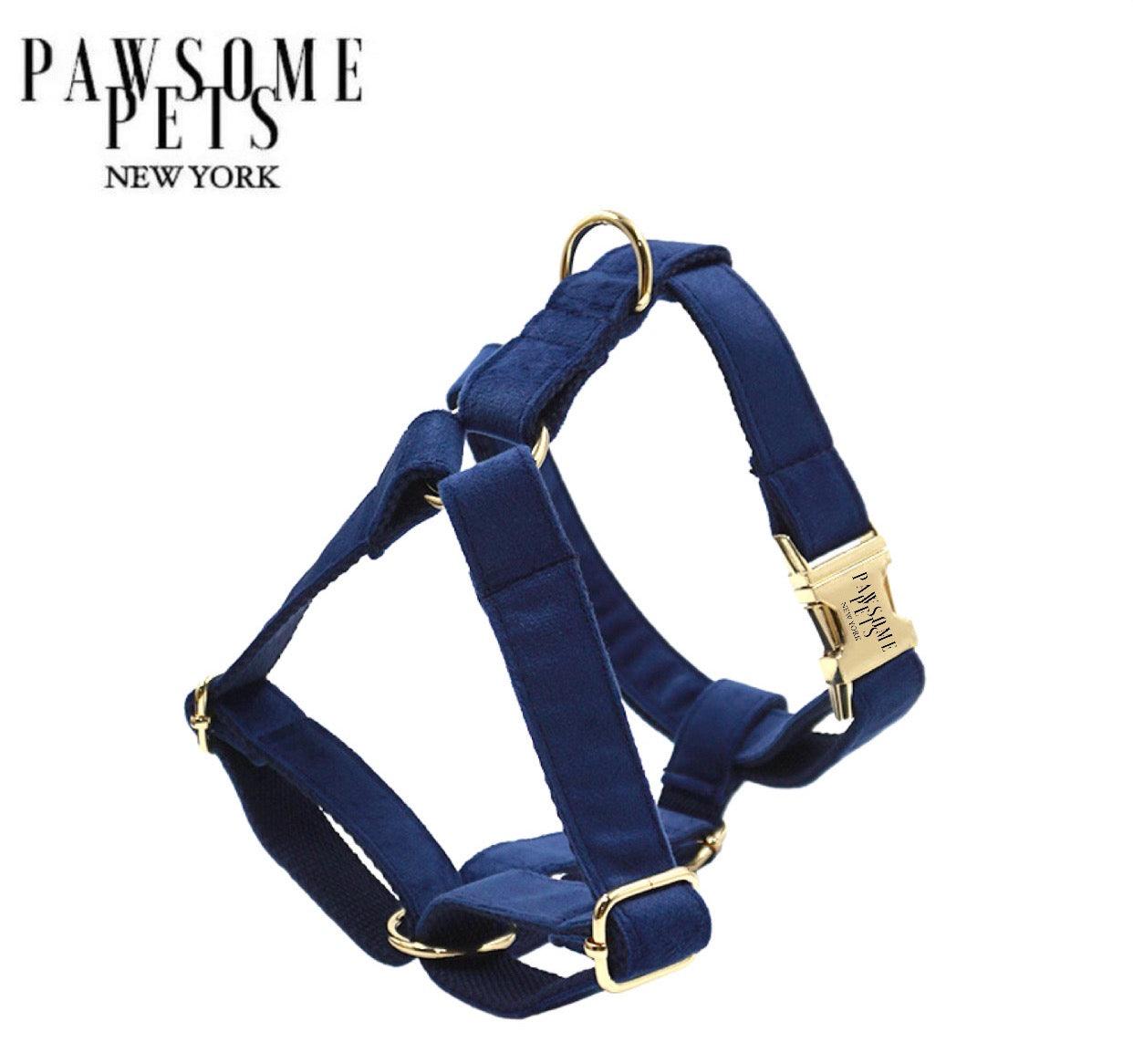 STEP IN HARNESS - NAVY BLUE - Pawsomepetsnewyork