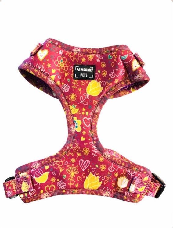 ADJUSTABLE HARNESS - BIRD SONG - Pawsomepetsnewyork