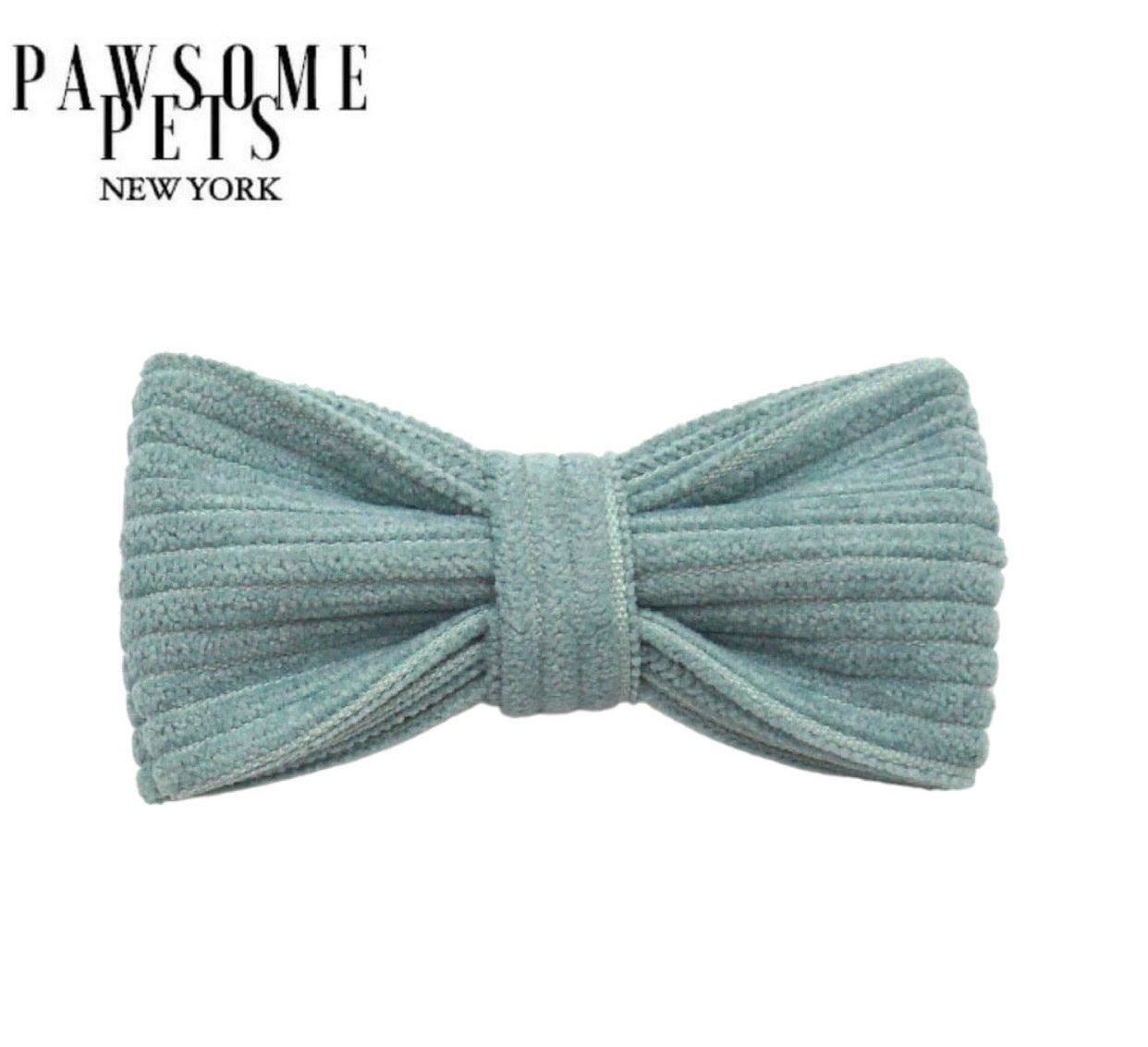 BOWTIE - ICE SNOW BLUE - Pawsomepetsnewyork