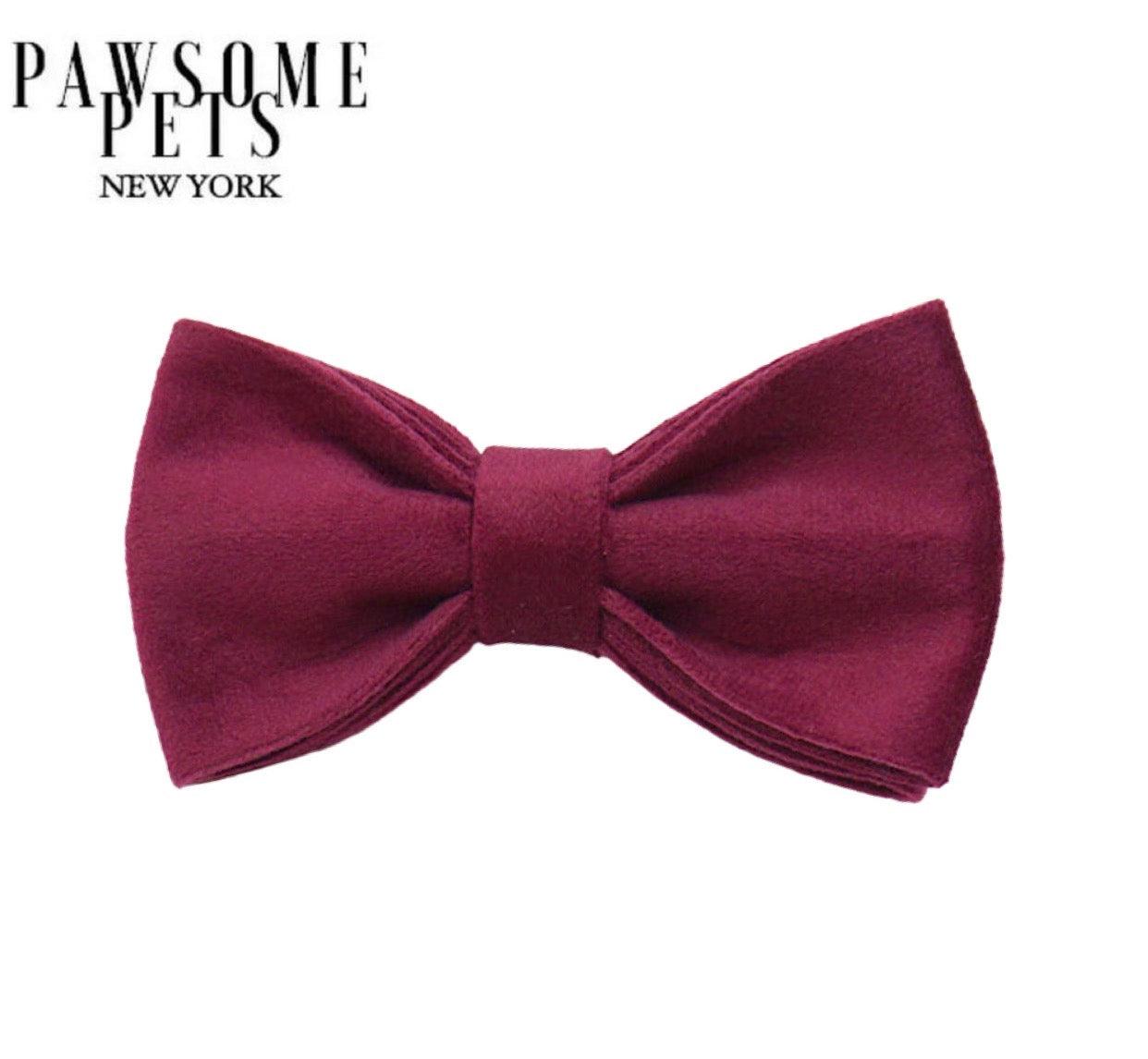 BOWTIE - ROYAL RED - Pawsomepetsnewyork