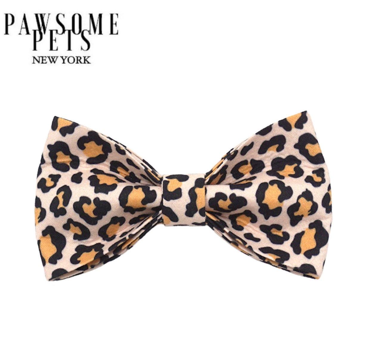 BOWTIE - LEOPARD - Pawsomepetsnewyork