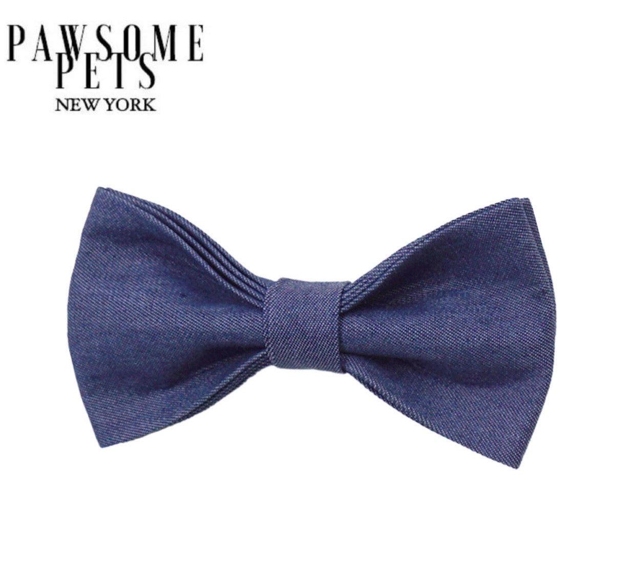 BOWTIE - JEANS BLUE - Pawsomepetsnewyork