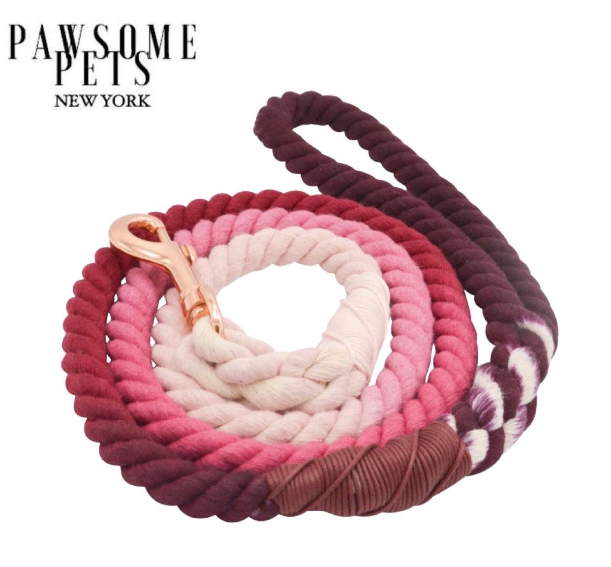 ROPE LEASH - LILY - Pawsomepetsnewyork