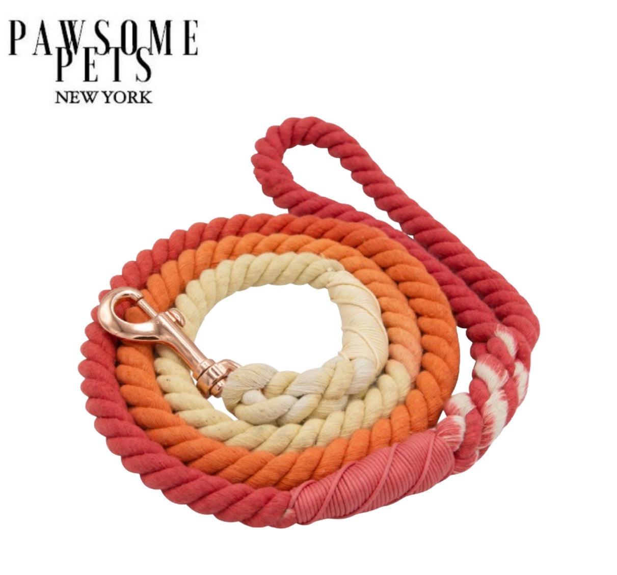 ROPE LEASH - POPPY - Pawsomepetsnewyork