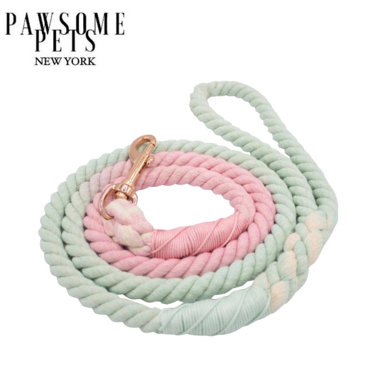 ROPE LEASH - DAISY - Pawsomepetsnewyork
