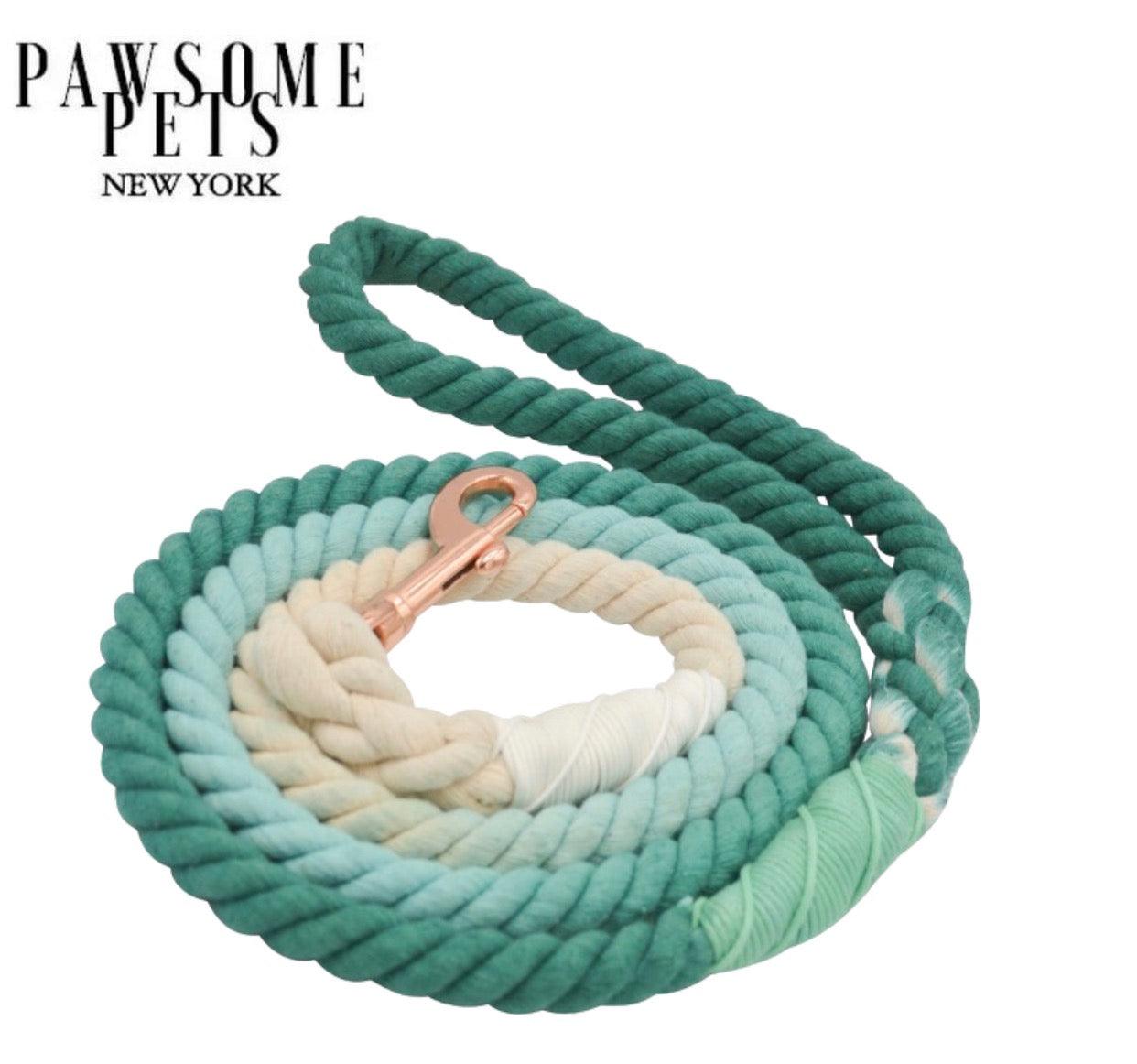ROPE LEASH - CHRYSANTHEMUM - Pawsomepetsnewyork