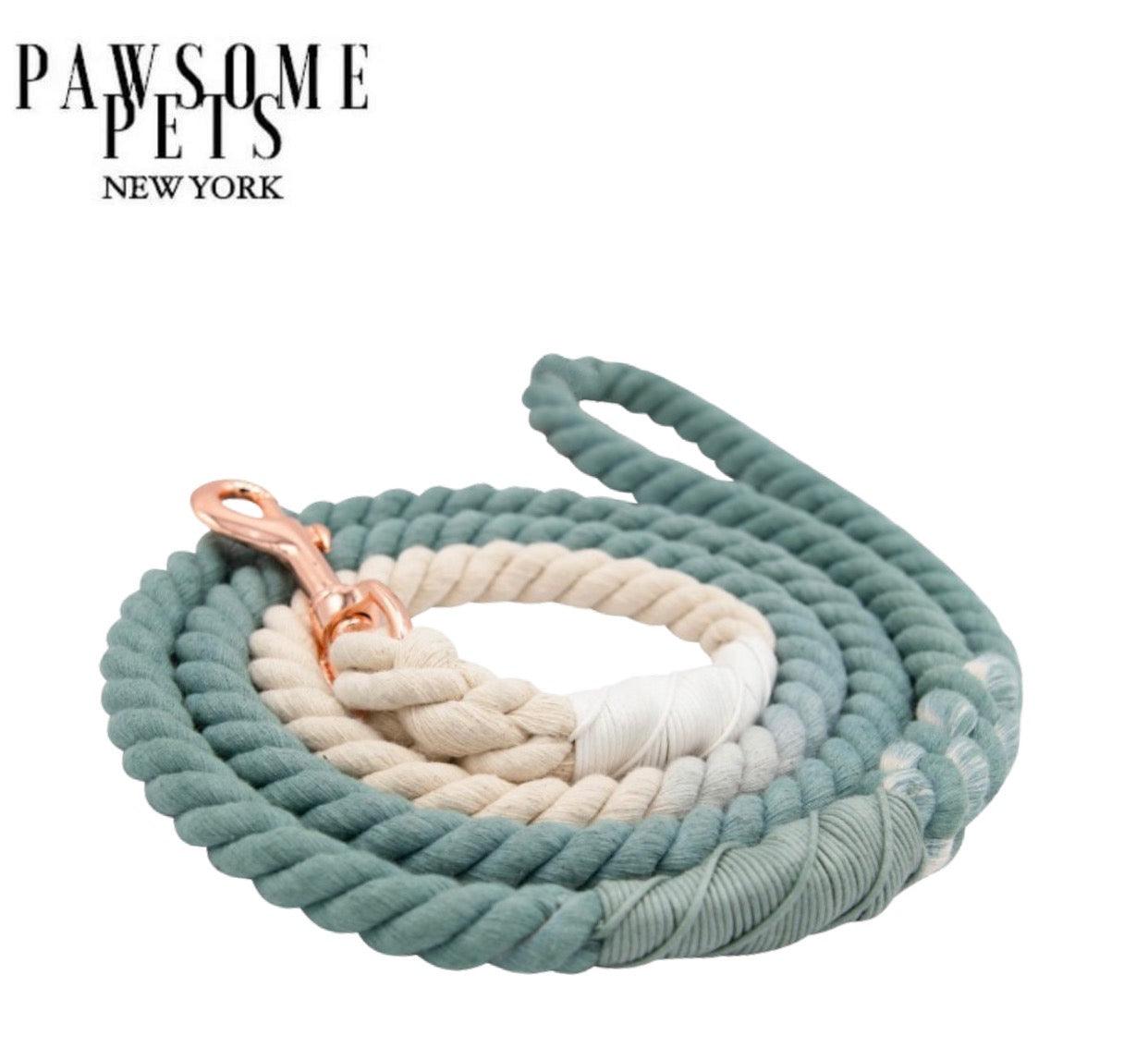 ROPE LEASH - JASMINE - Pawsomepetsnewyork