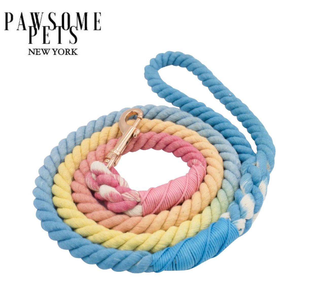 ROPE LEASH - HAWAIIAN VIBES - Pawsomepetsnewyork