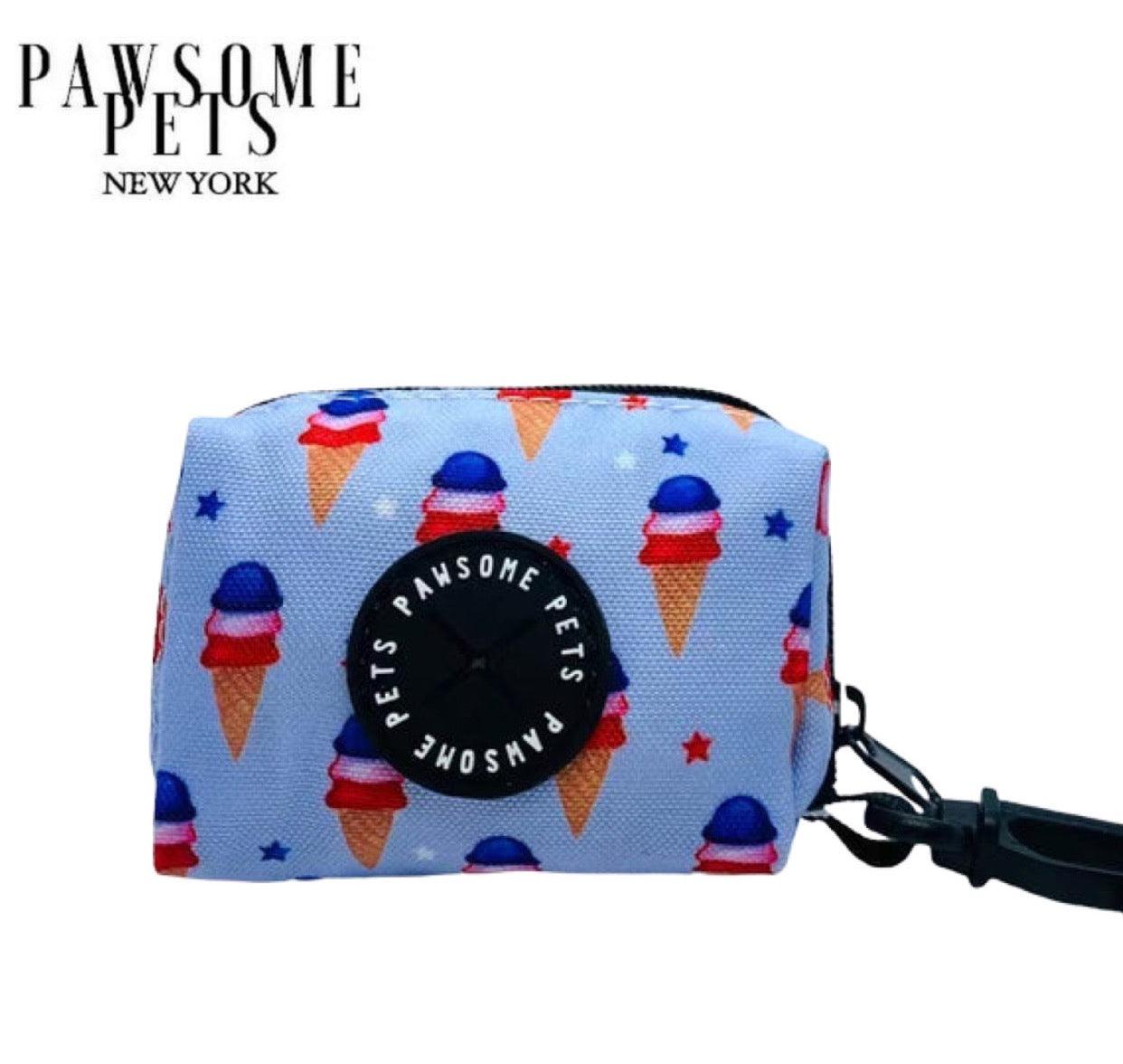 WASTE BAG HOLDER-USA ICE CREAM - Pawsomepetsnewyork