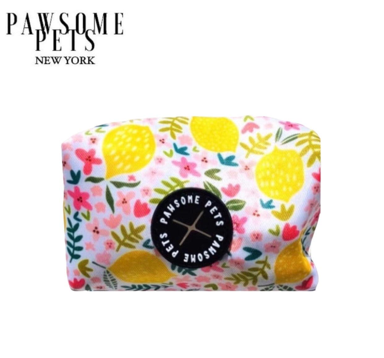 WASTE BAG HOLDER- Lemon Squeeze - Pawsomepetsnewyork