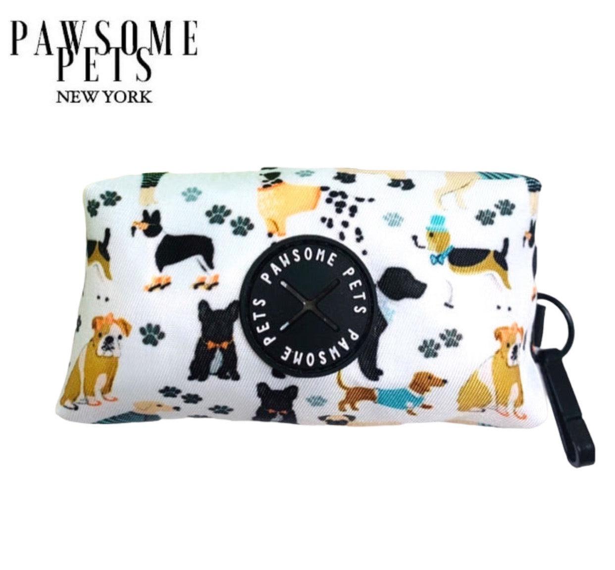WASTE BAG HOLDER-DAPPER DOGGY - Pawsomepetsnewyork