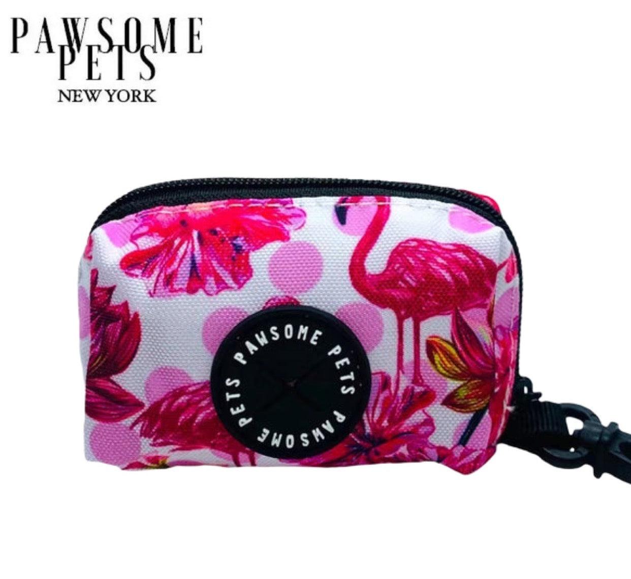 WASTE BAG HOLDER-HAWAII FLAMINGO - Pawsomepetsnewyork