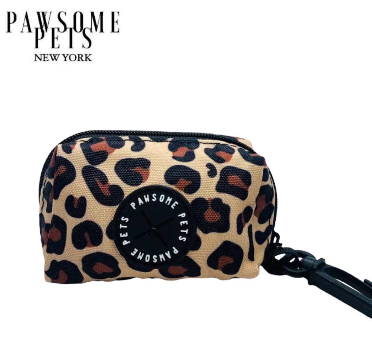 WASTE BAG HOLDER-LEOPARD - Pawsomepetsnewyork