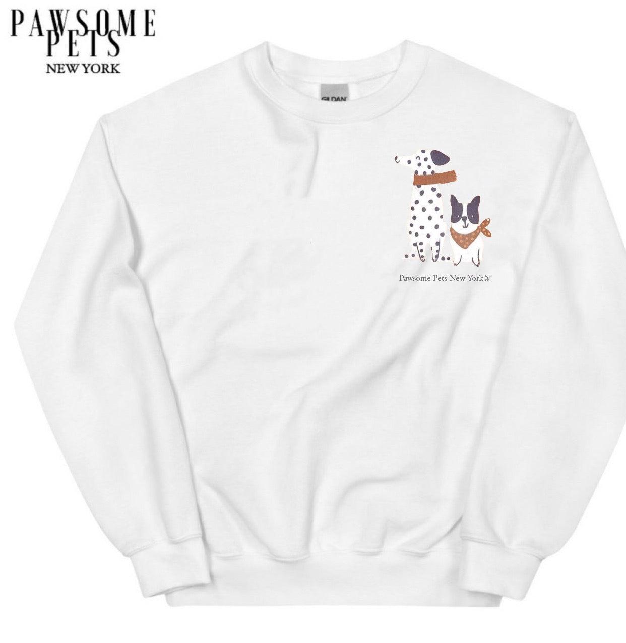 SWEATSHIRT - MY FRIEND FOR LIFE(UPPER RIGHT) - Pawsomepetsnewyork