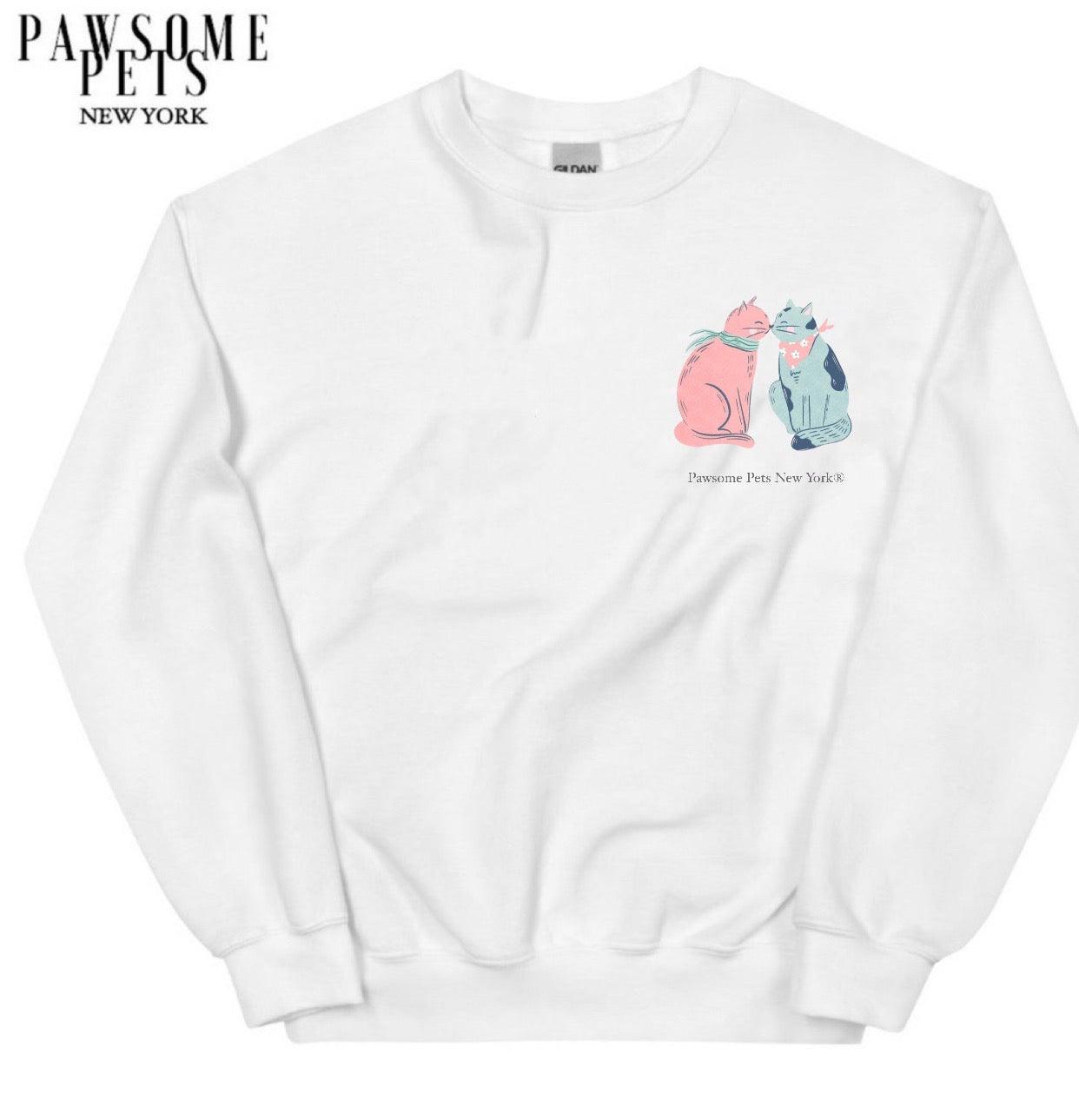 SWEATSHIRT - LOVE(UPPER RIGHT) - Pawsomepetsnewyork