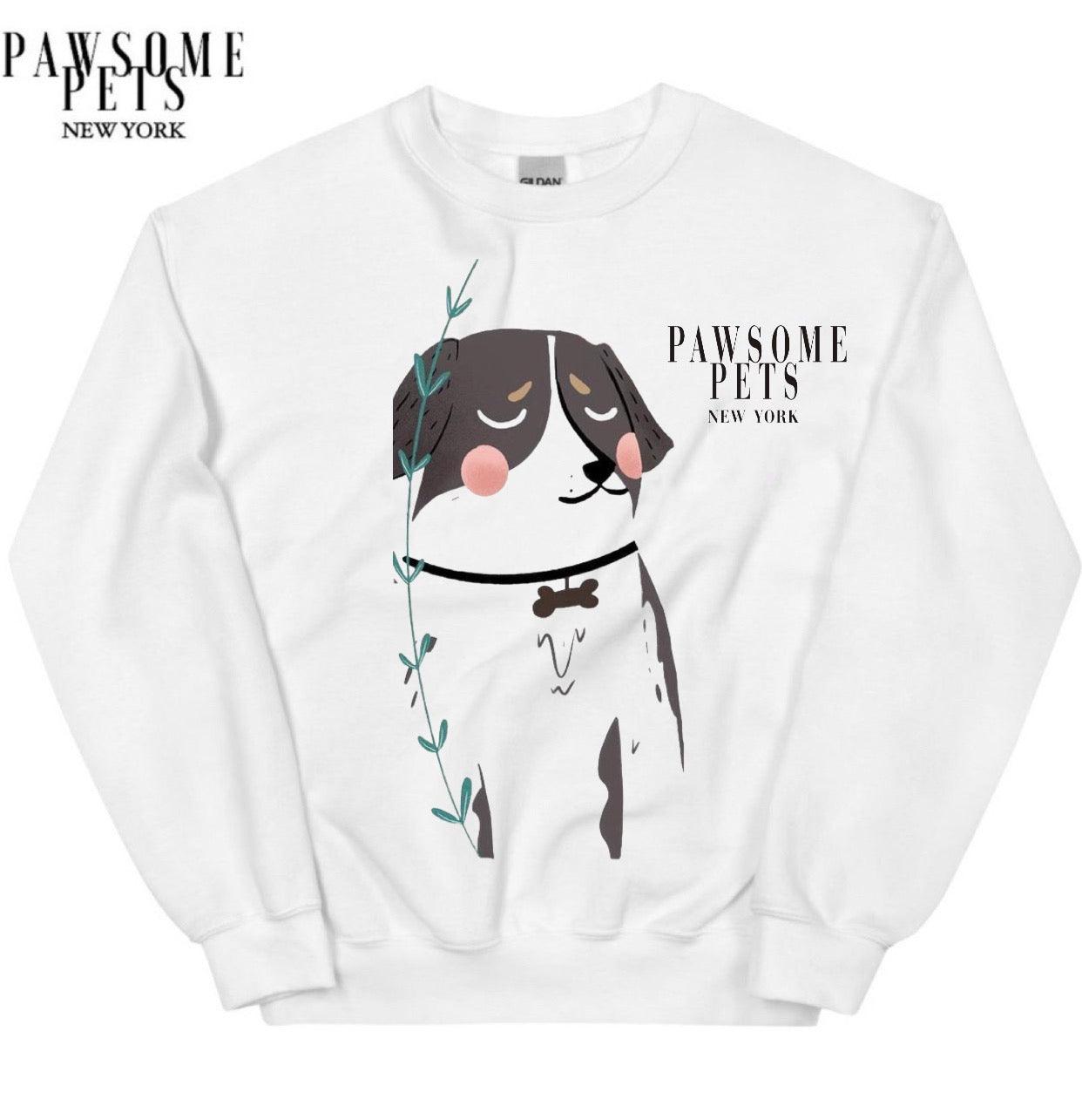 SWEATSHIRT - DAPPER DOGGY - Pawsomepetsnewyork