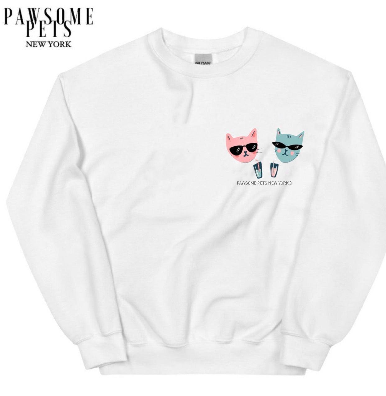 SWEATSHIRT - ENJOY MY TIME(UPPER RIGHT) - Pawsomepetsnewyork