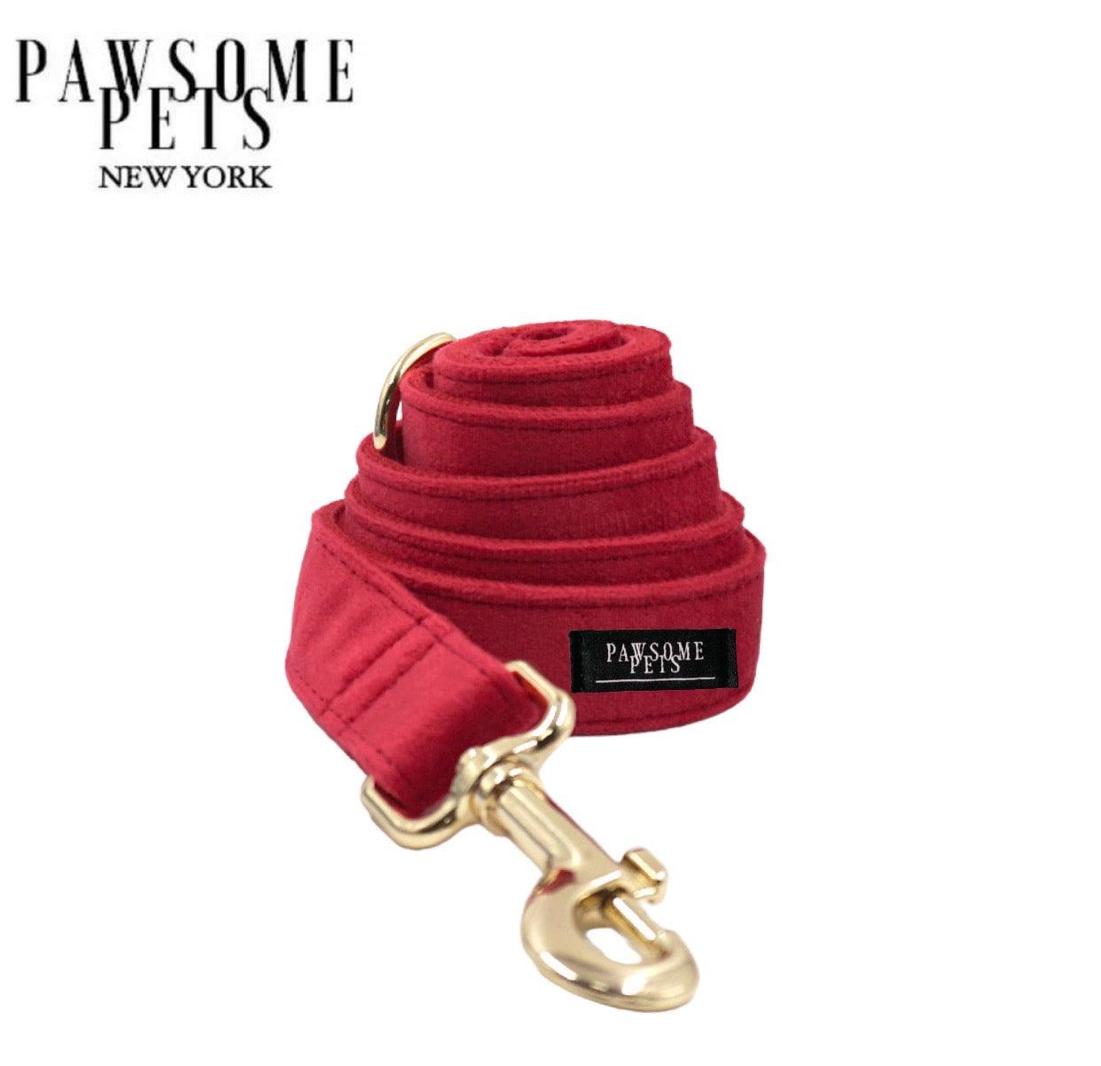 LEASH - SPANISH RED - Pawsomepetsnewyork
